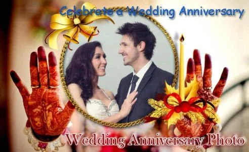 wedding anniversary photo editor 