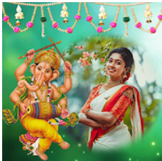 ganesh charturthi photo frames download kaise kare 