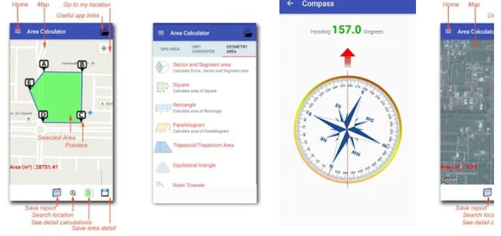 jamin calculate karne wala apps